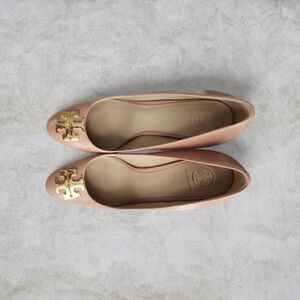 Tory Burch Perfect Gold Accent Women's Comfy Heels